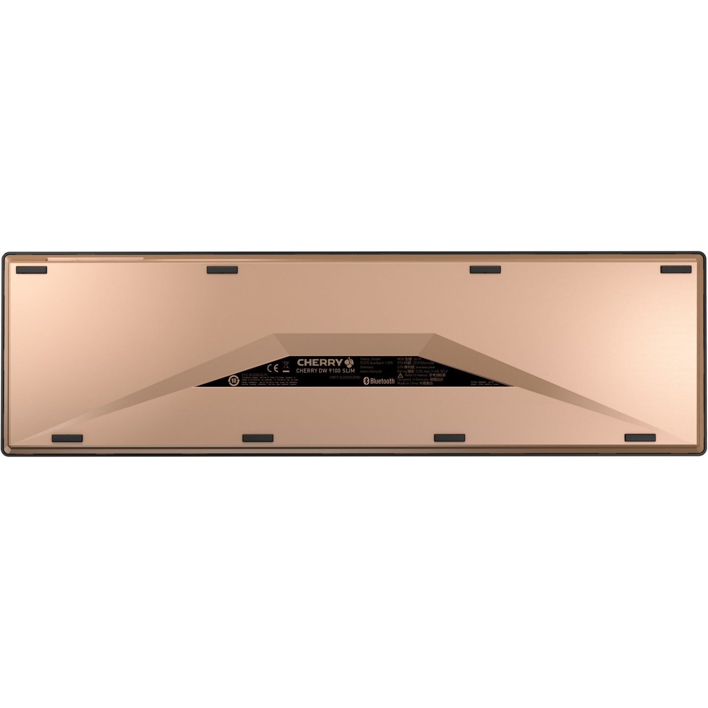 Cherry DW 9100 SLIM (schwarz/bronze, DE-Layout, Cherry SX-Scherentechnologie)