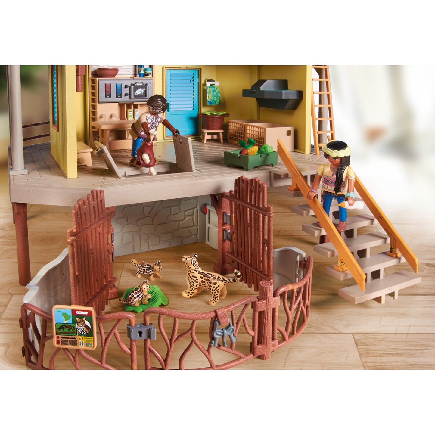 PLAYMOBIL 71007 Wiltopia Tierpflegestation, Konstruktionsspielzeug