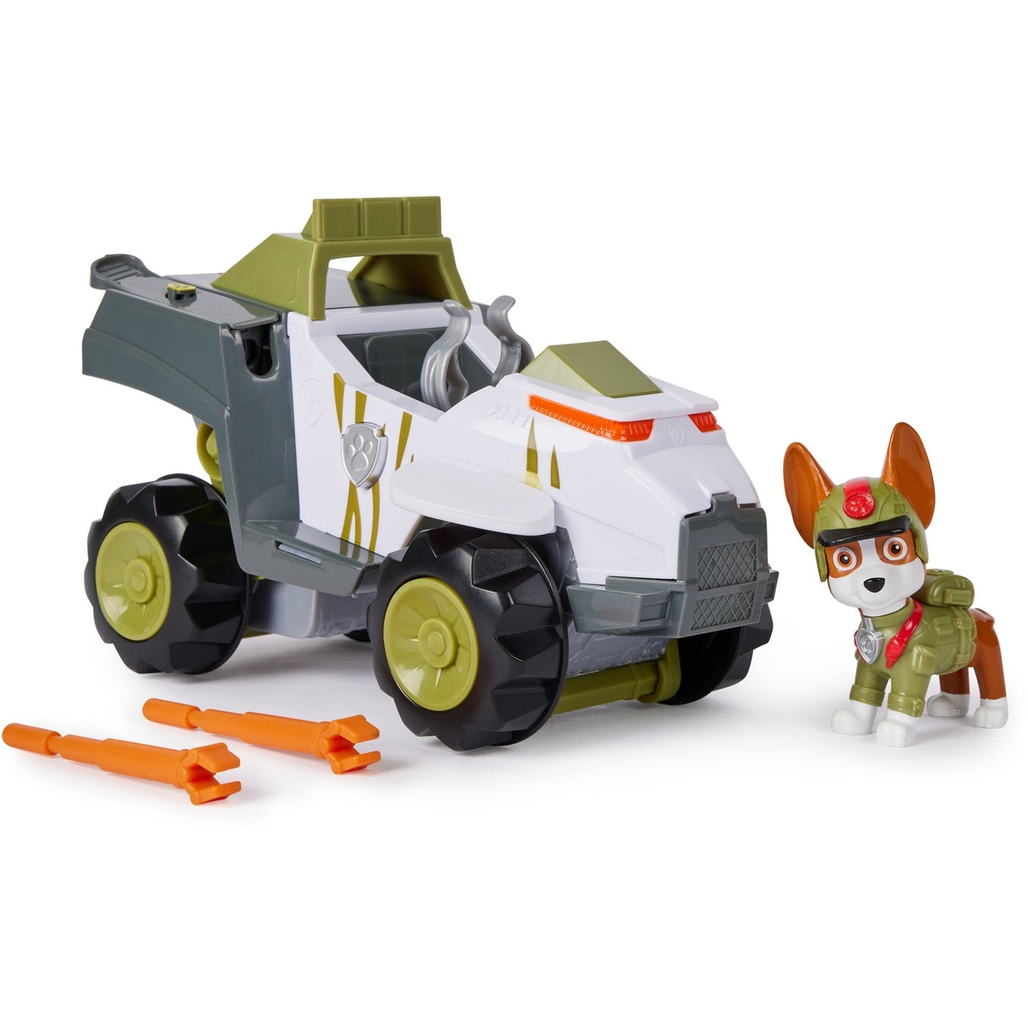 Spin Master Paw Patrol Jungle Pups - Affen-Fahrzeug mit Tracker-Figur, Spielfahrzeug