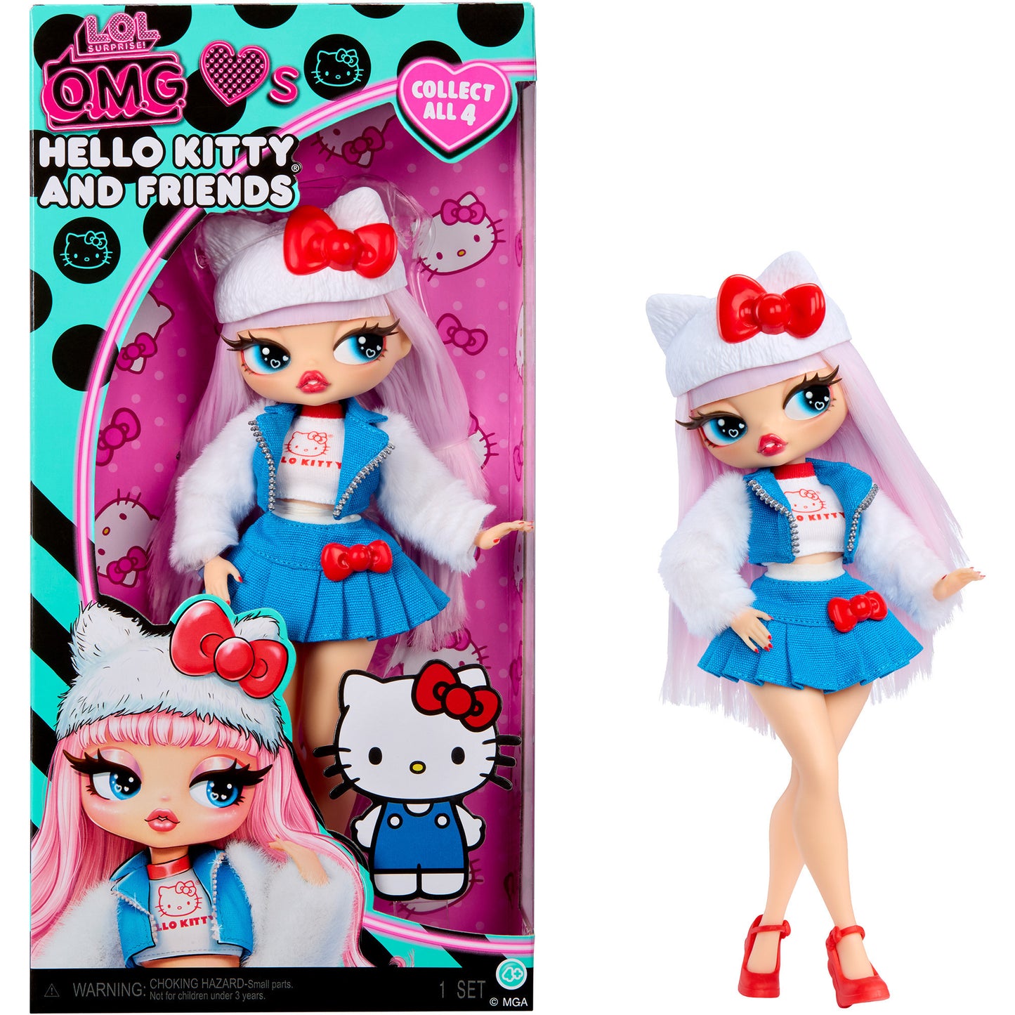 L.O.L. Surprise O.M.G. Loves Hello Kitty & Friends - Hello Kitty, Puppe