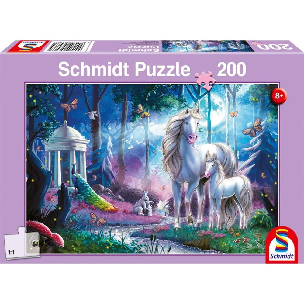 Schmidt Spiele Einhornstute mit Fohlen (200 Teile)