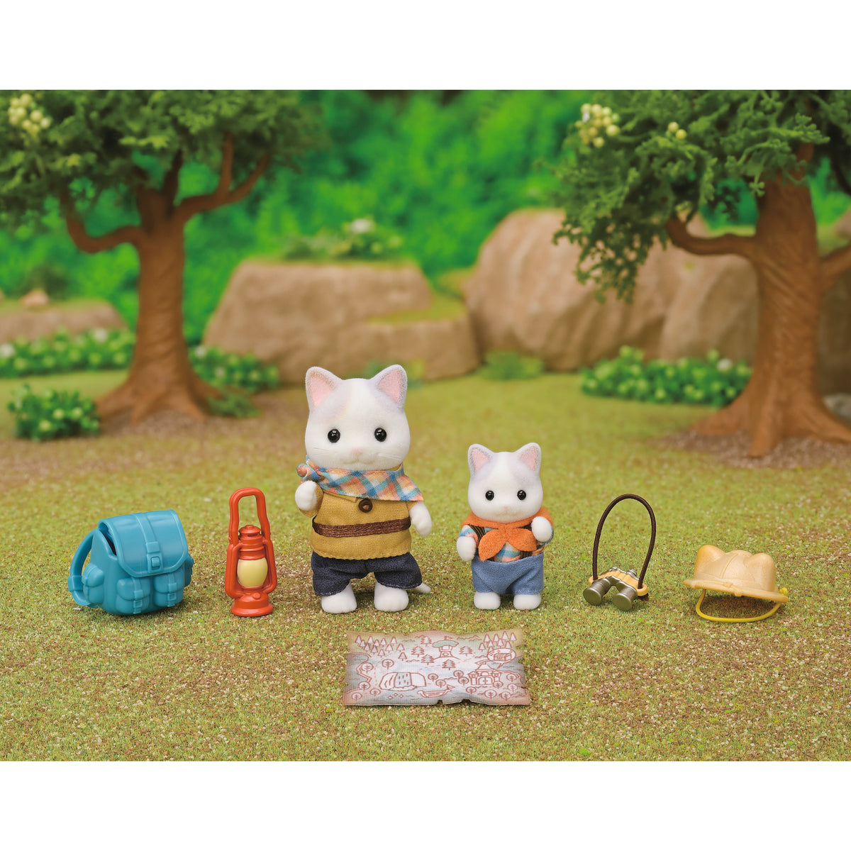 Sylvanian Families - Abenteuer Entdecker Set mit zwei Figuren, Konstruktionsspielzeug