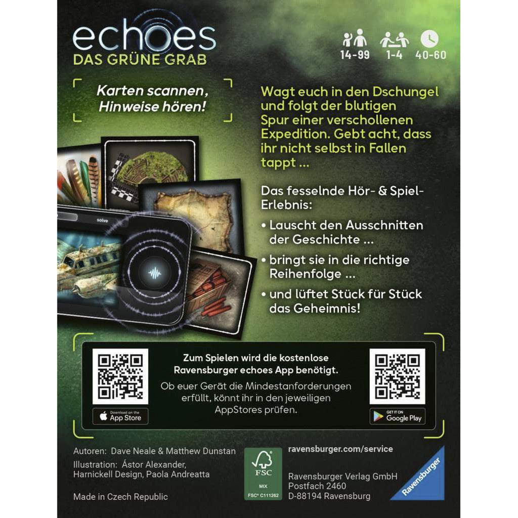 echoes Das grüne Grab, Gesellschaftsspiel