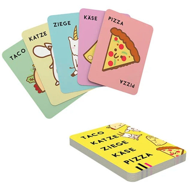 Asmodee Taco Katze Ziege Käse Pizza, Kartenspiel