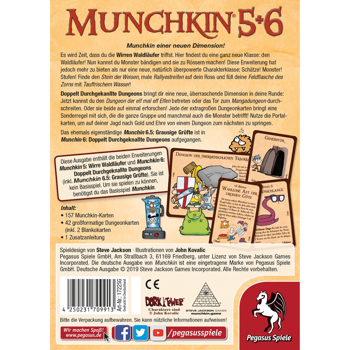 Munchkin 5+6, Kartenspiel