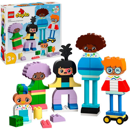 LEGO 10423 DUPLO Baubare Menschen mit großen Gefühlen, Konstruktionsspielzeug