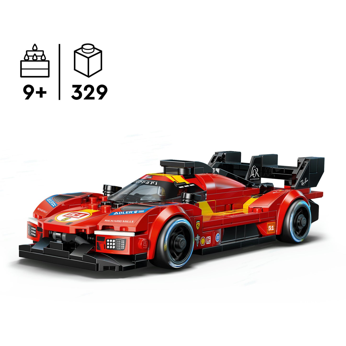 77261 Speed Champions Ferrari 499P, Konstruktionsspielzeug