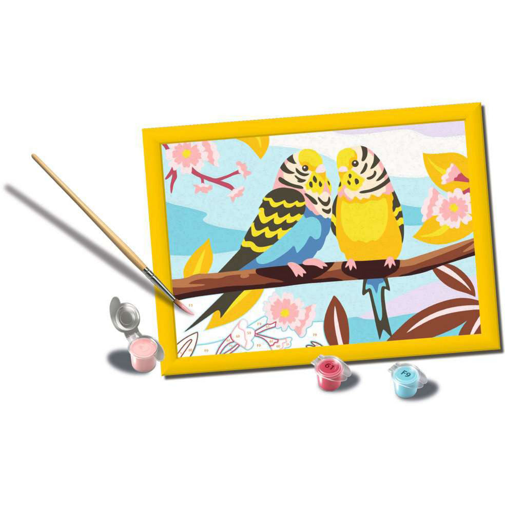 CreArt - Bunte Wellensittiche, Malen