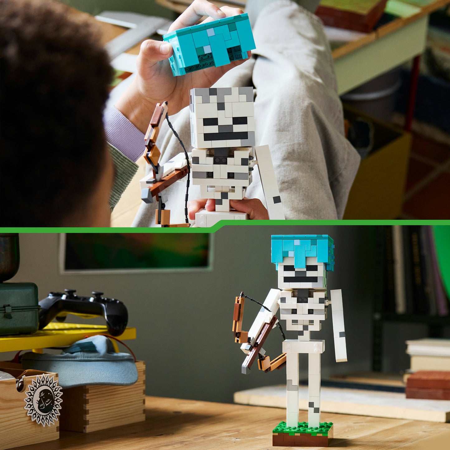 21594 Minecraft Das Skelett, Konstruktionsspielzeug