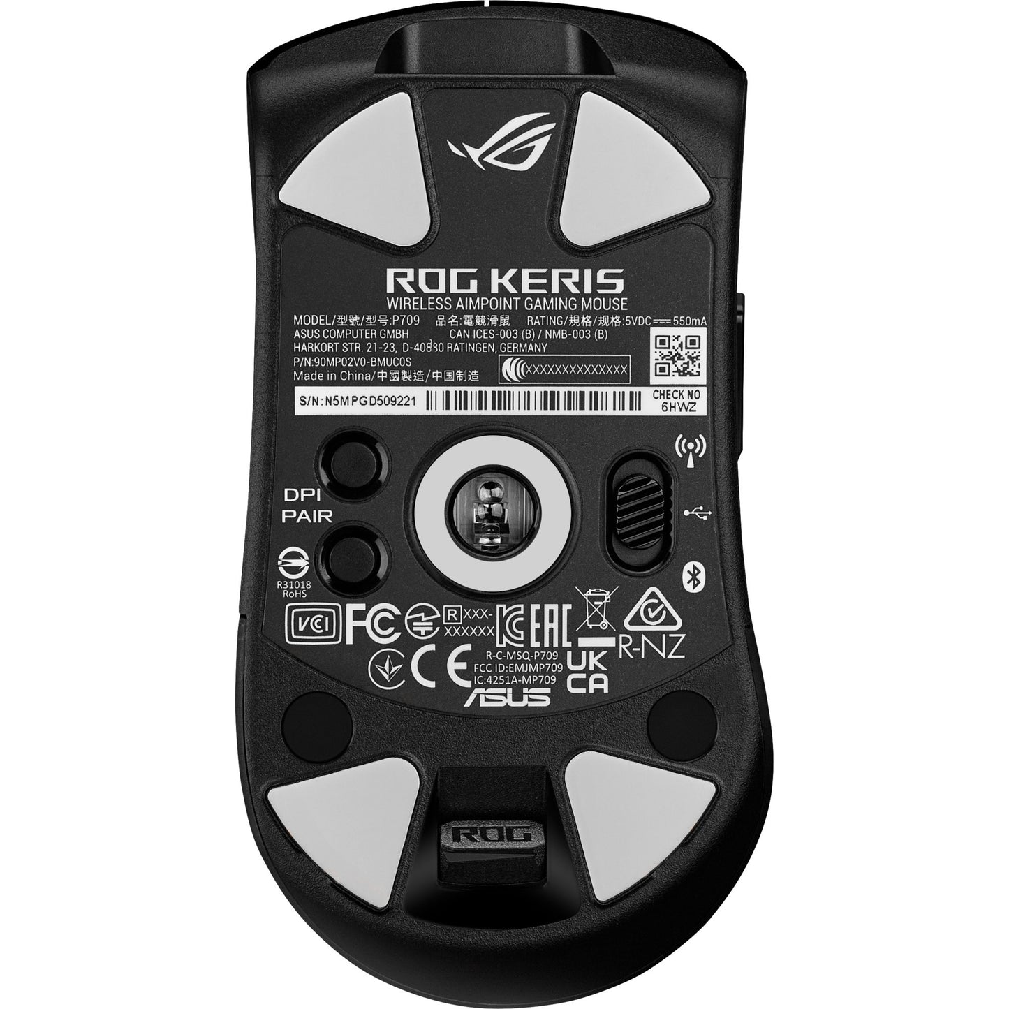 ROG Keris Wireless Aimpoint, Gaming-Maus