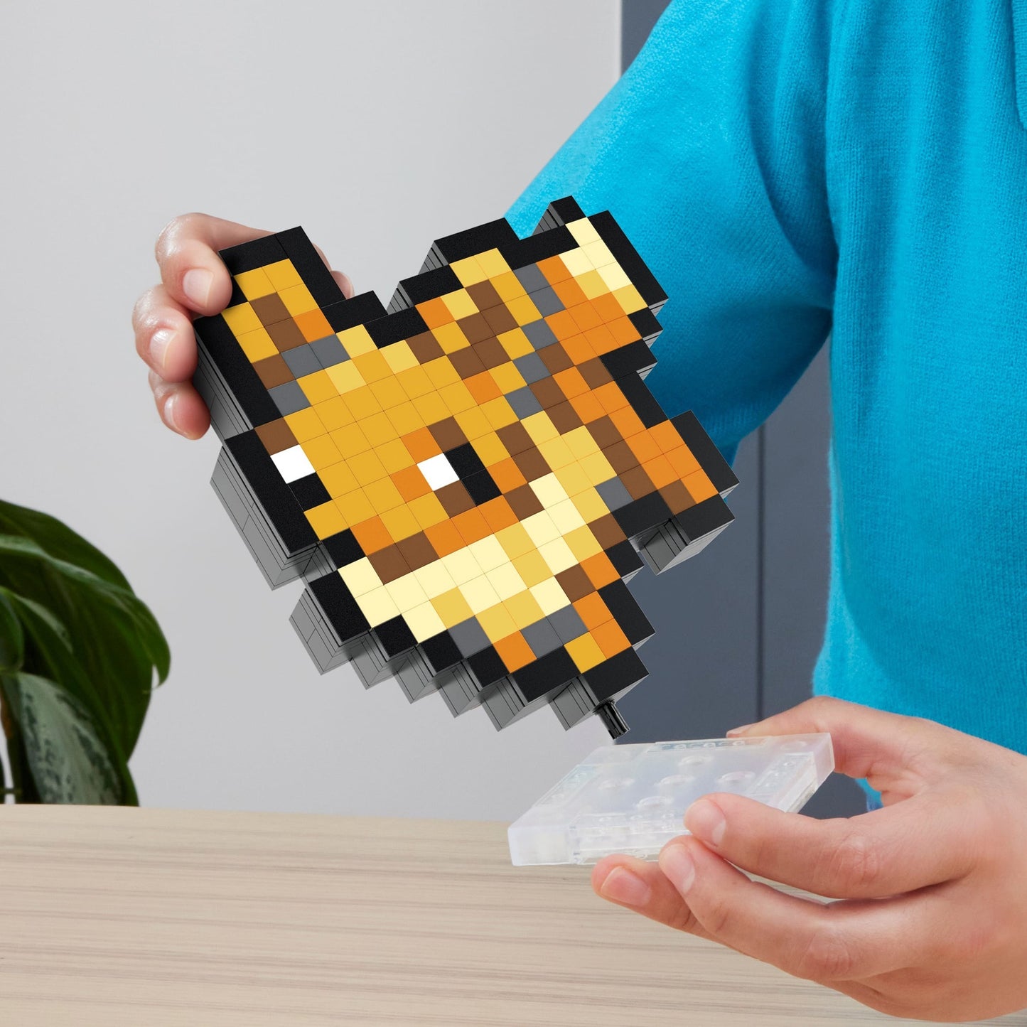 Mattel MEGA Pokémon Evoli Pixel Art, Konstruktionsspielzeug