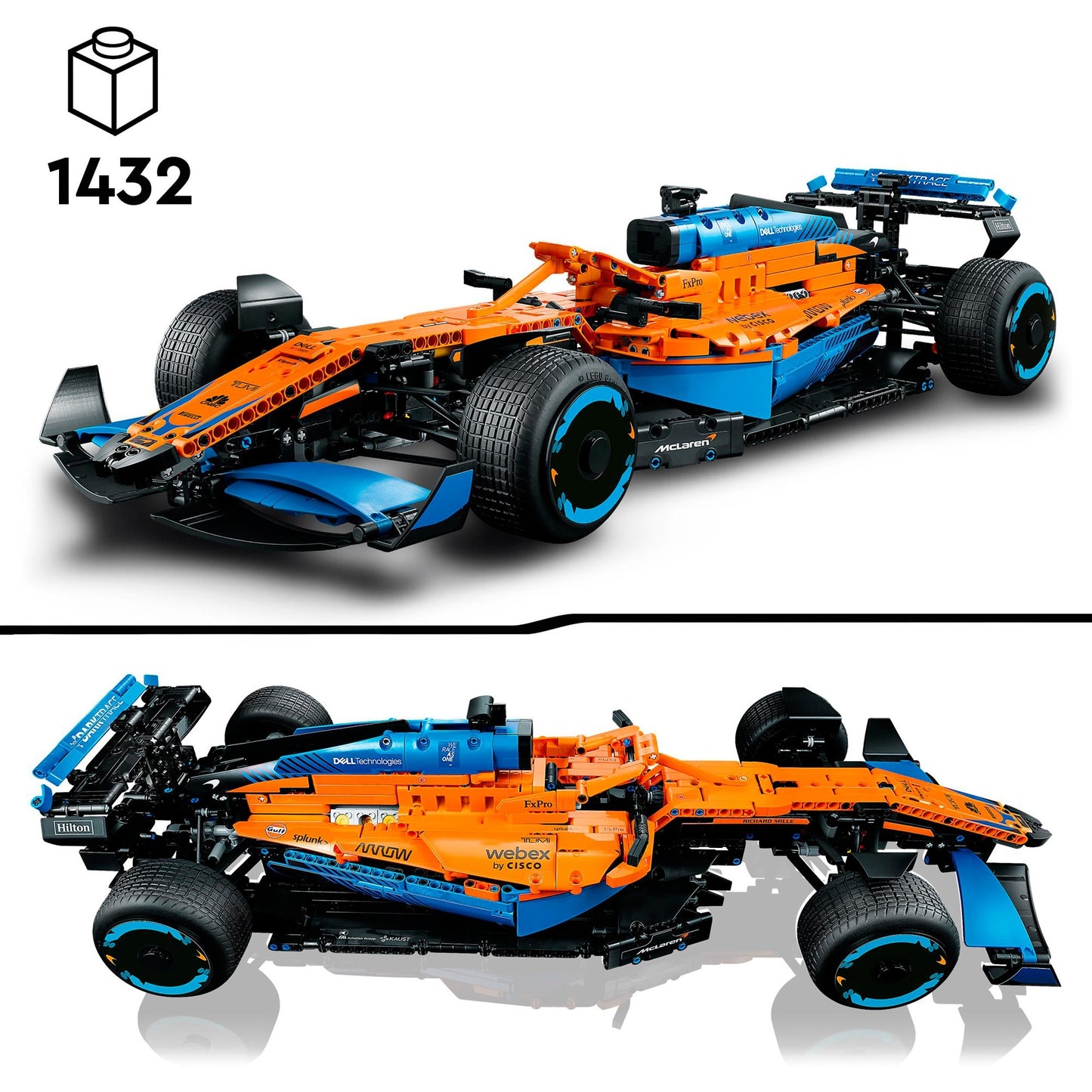 LEGO 42141 Technic McLaren Formel 1 Rennwagen, Konstruktionsspielzeug