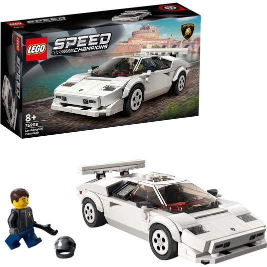 LEGO 76908 Speed Champions Lamborghini Countach, Konstruktionsspielzeug