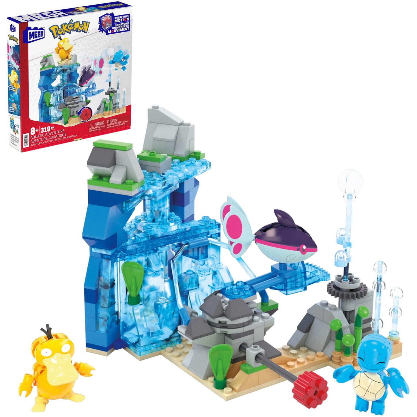 Mattel MEGA Pokémon Wasserabenteuer, Konstruktionsspielzeug