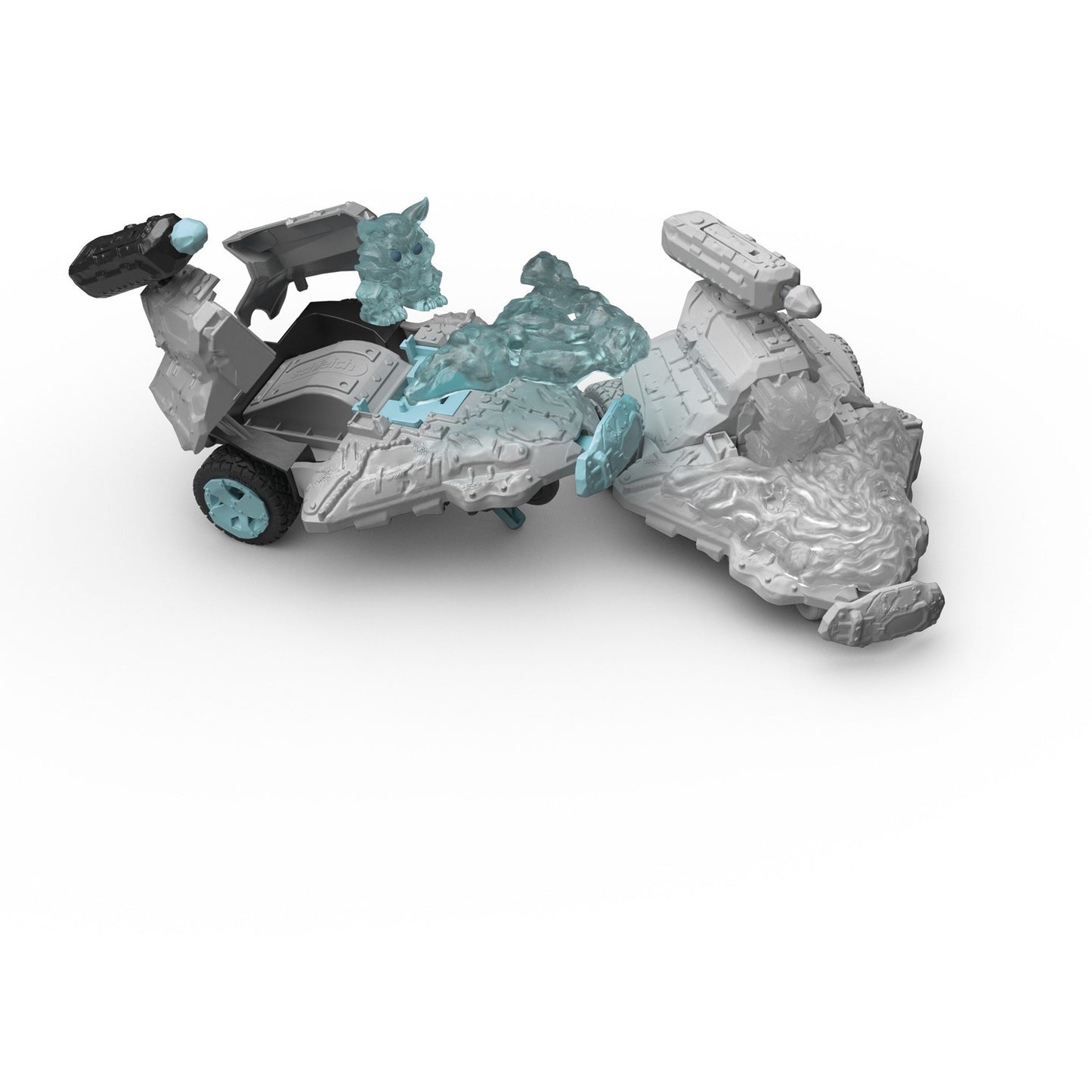 Eldrador Creatures Eis Düsenjet Fahrzeug mit Mini Cretaure, Spielfigur