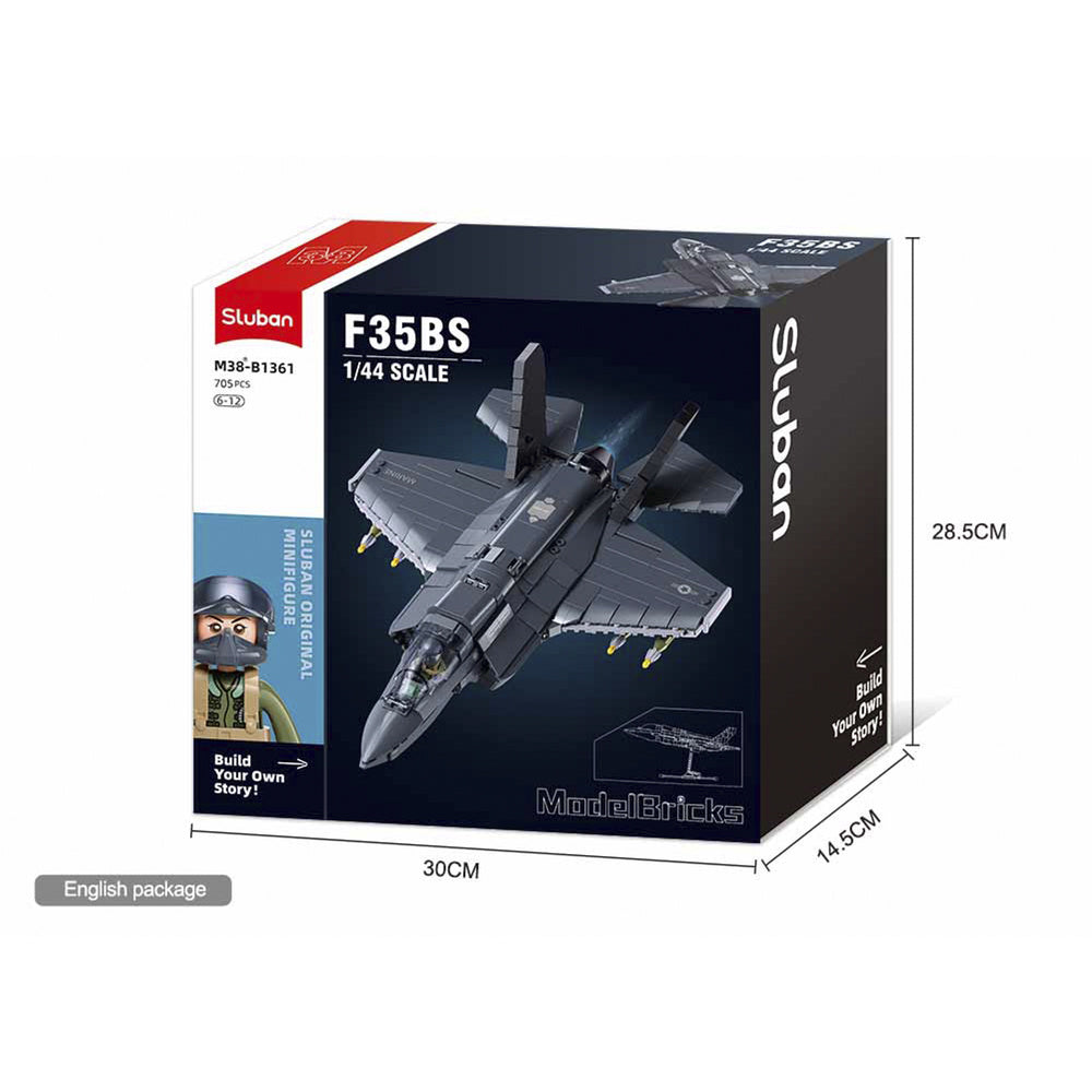 ModelBricks F-35B Lightning II Jagdflugzeug, Konstruktionsspielzeug