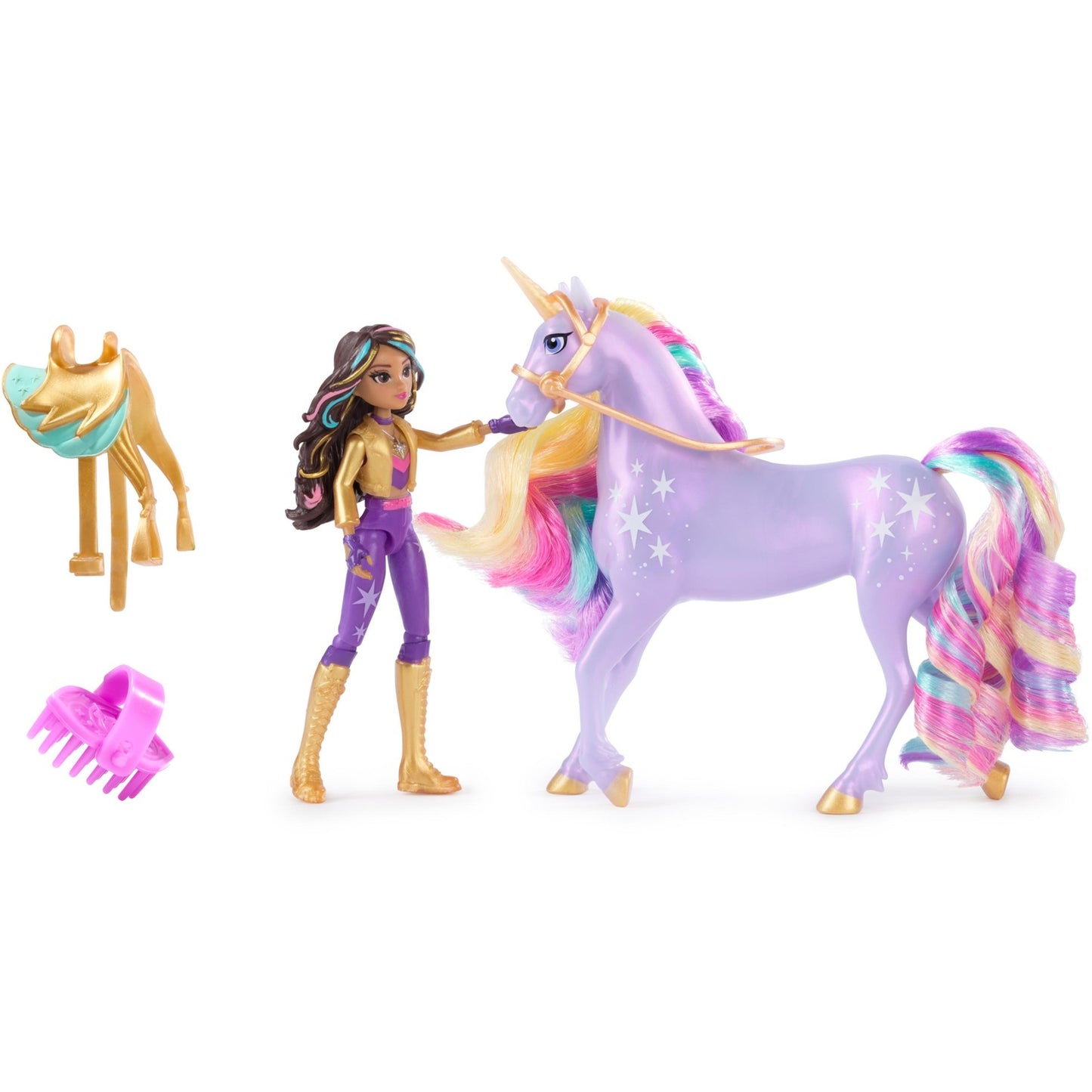 Spinmaster Unicorn Academy - Sophia und Einhorn Wildstar Set