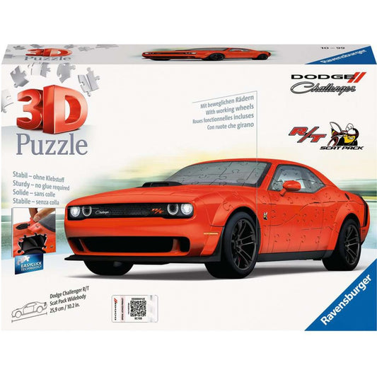 Ravensburger 3D Puzzle Dodge Challenger R/T Scat Pack Widebody (145 Teile)