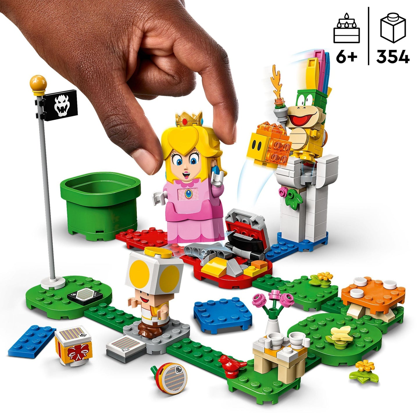 LEGO 71403 Super Mario Abenteuer mit Peach – Starterset, Konstruktionsspielzeug