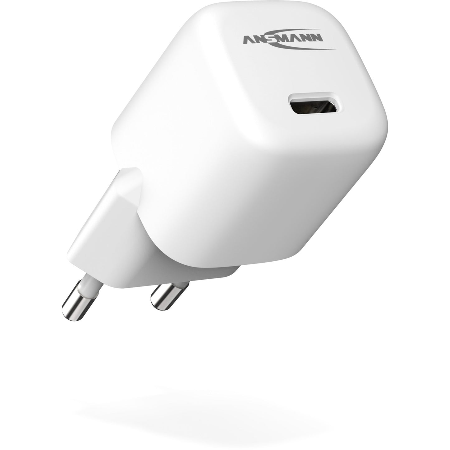 Ansmann Home Charger HC120PD-mini, 20 Watt (weiss, 1x USB-C, GaN, PowerDelivery, Multisafe-Technologie)