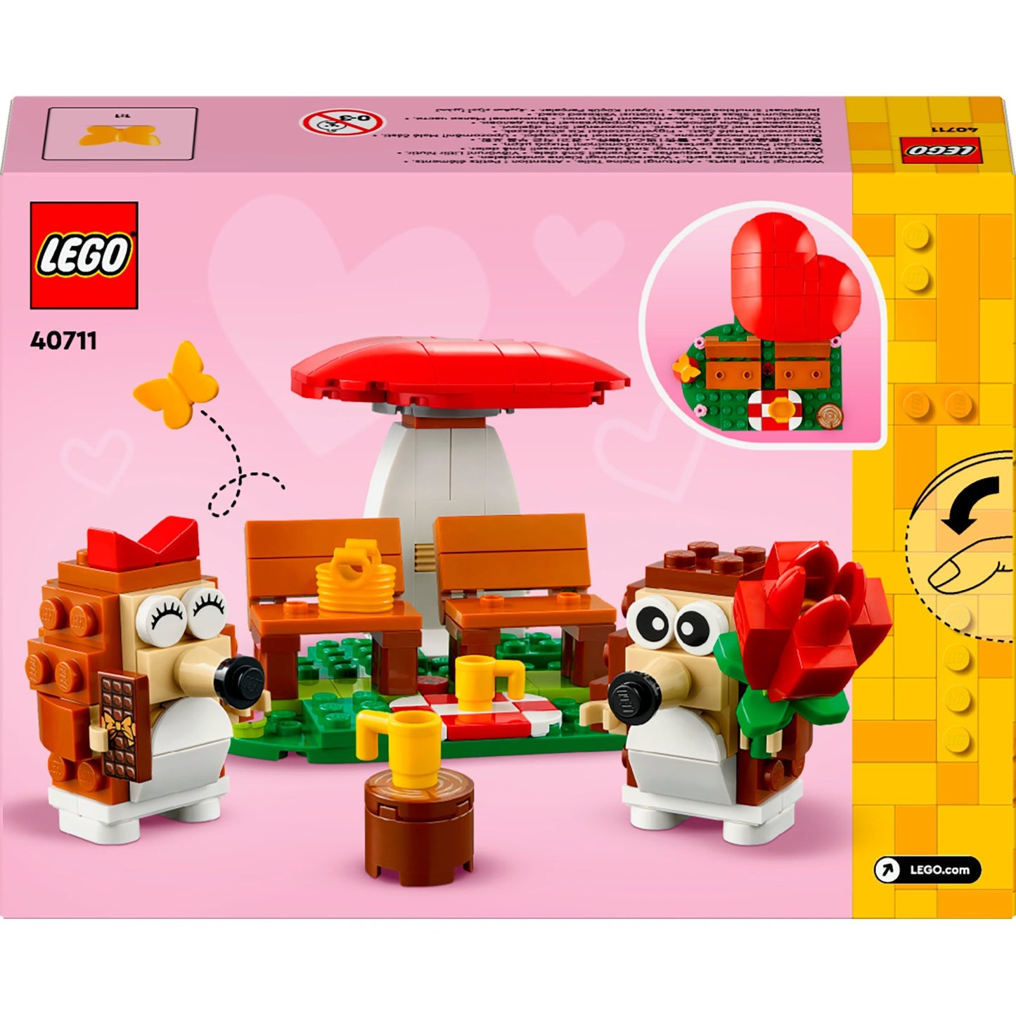 LEGO 40711 Iconic Igel und ihr Picknick-Date