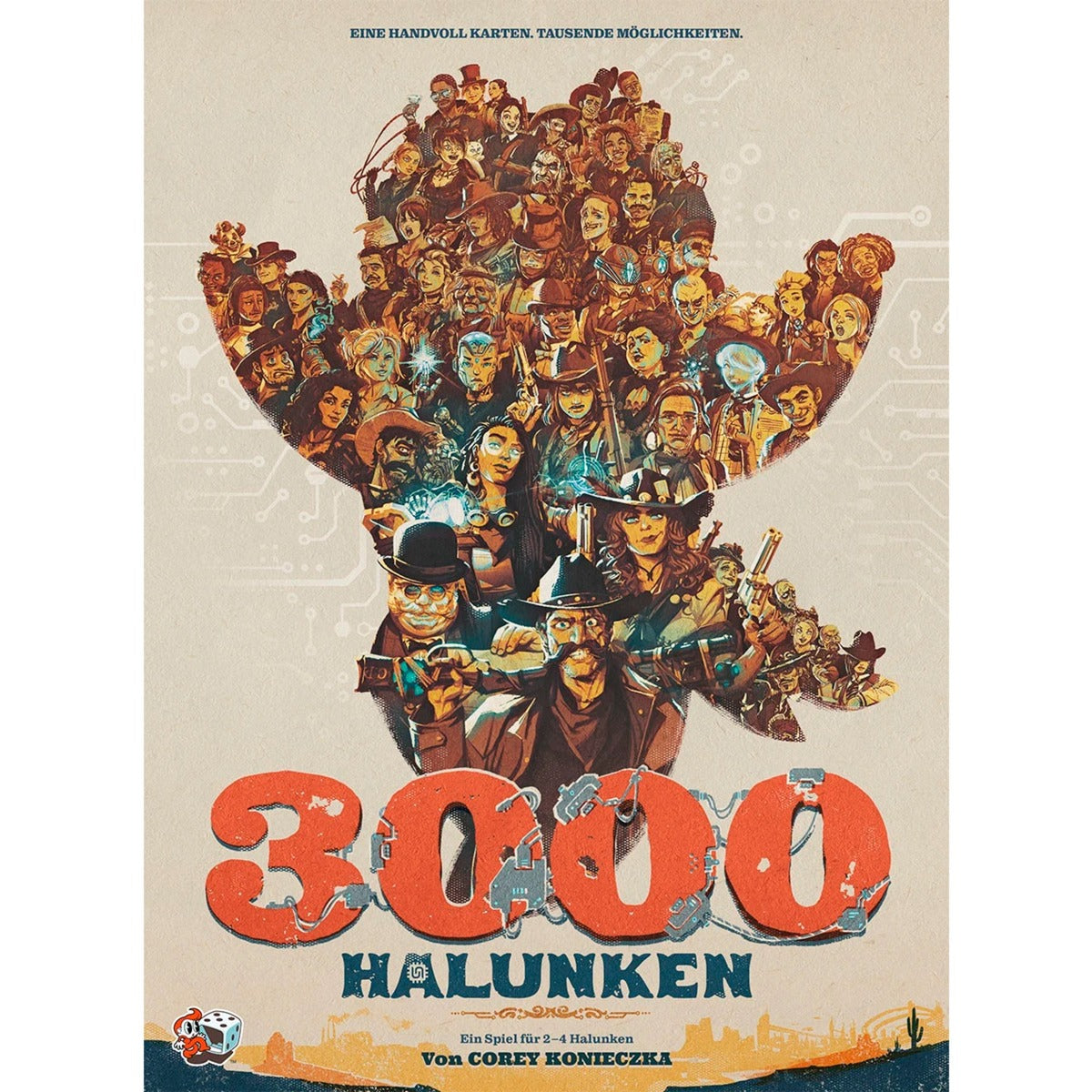 Asmodee 3000 Halunken, Brettspiel