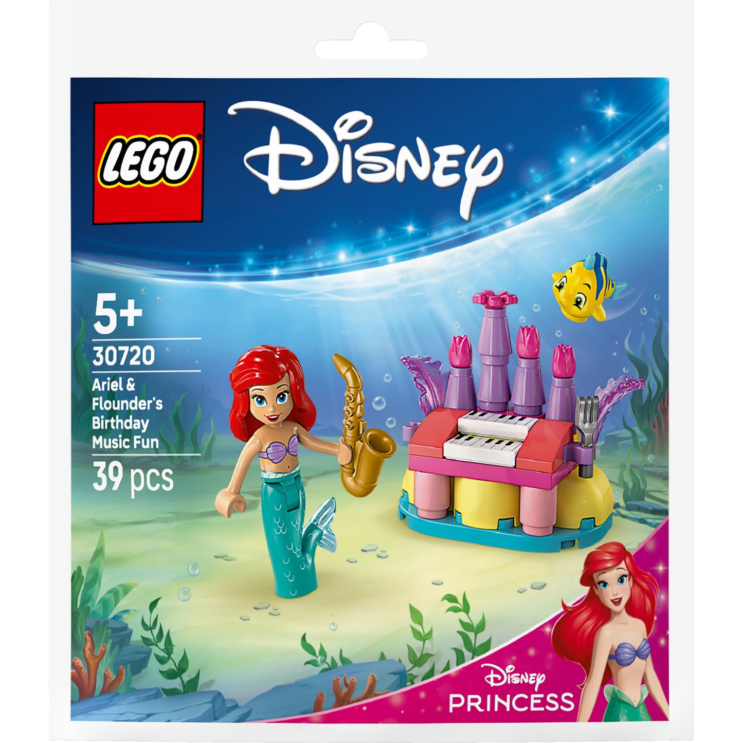 30720 Disney Princess Arielles & Fabius' Geburtstagsmusikspass, Konstruktionsspielzeug