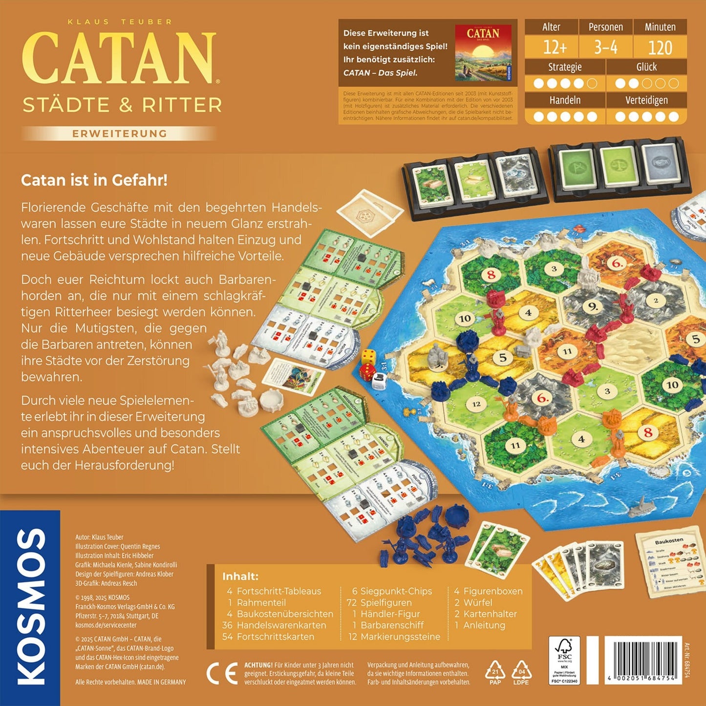 CATAN - Städte & Ritter, Brettspiel