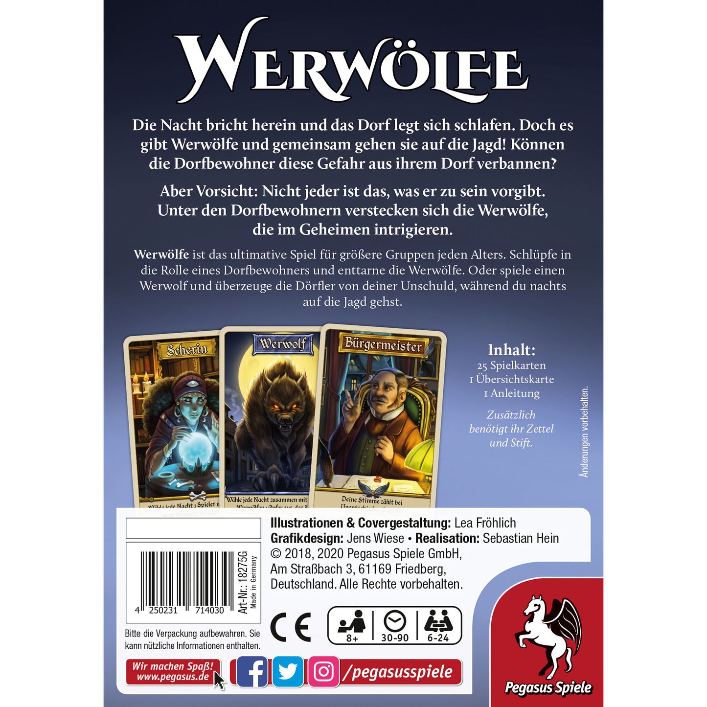 Werwölfe (Neuausgabe), Kartenspiel
