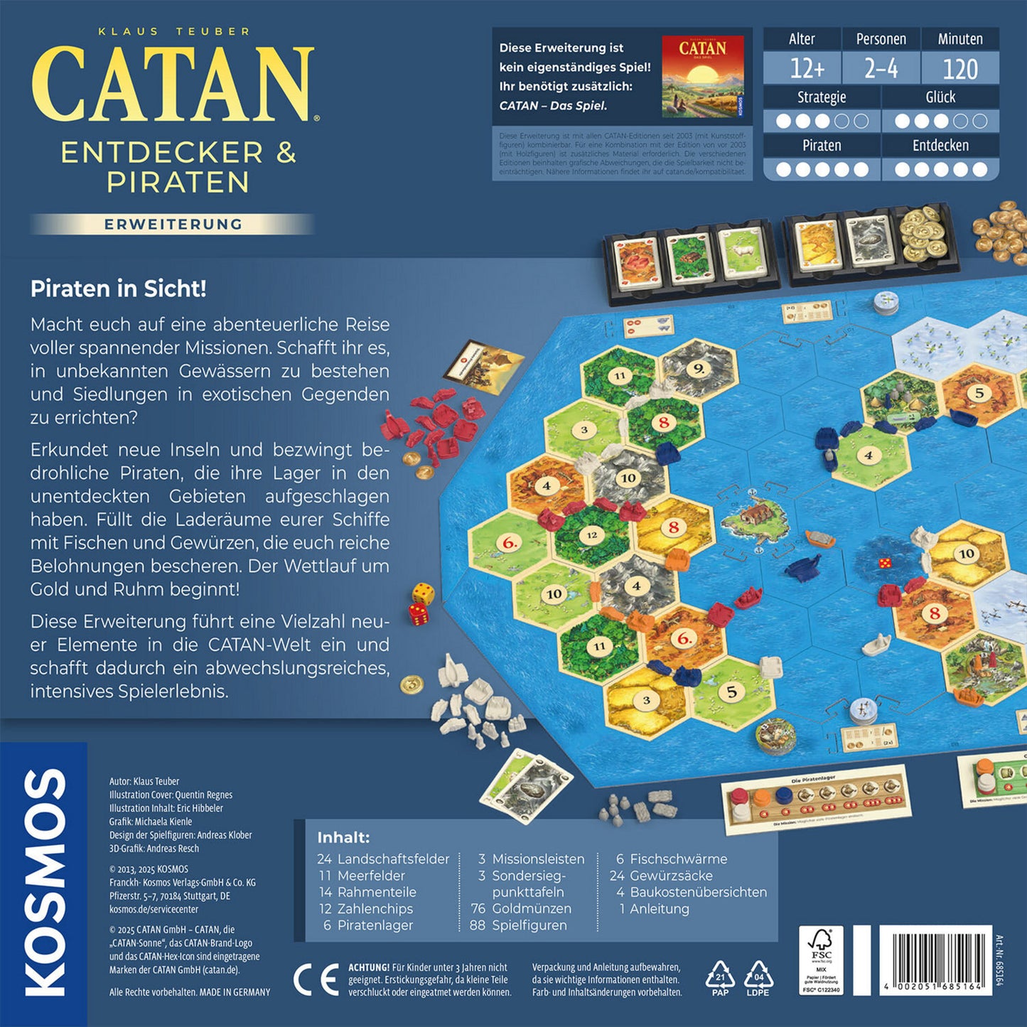 CATAN - Entdecker & Piraten, Brettspiel