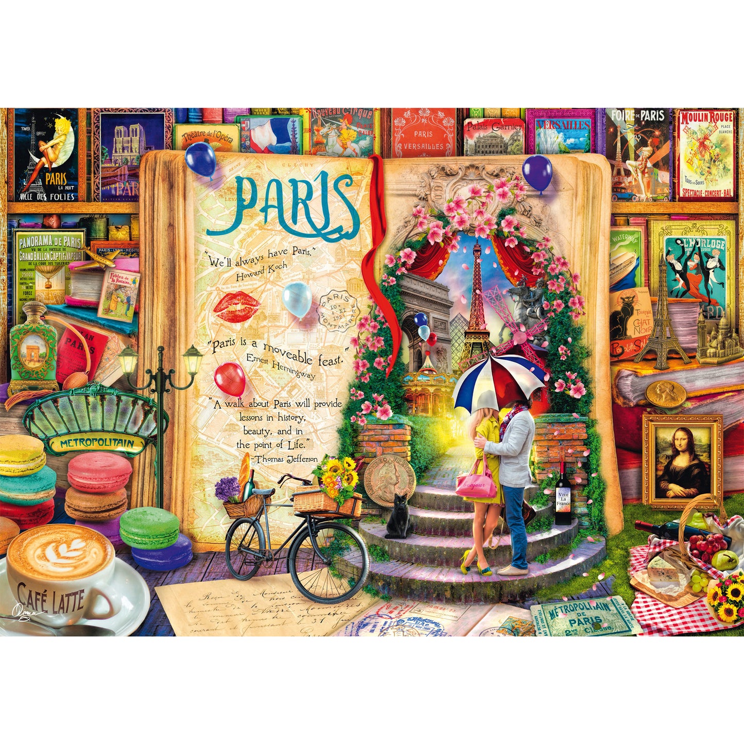 Aimee Stewart: Erinnerungen an Paris, Puzzle