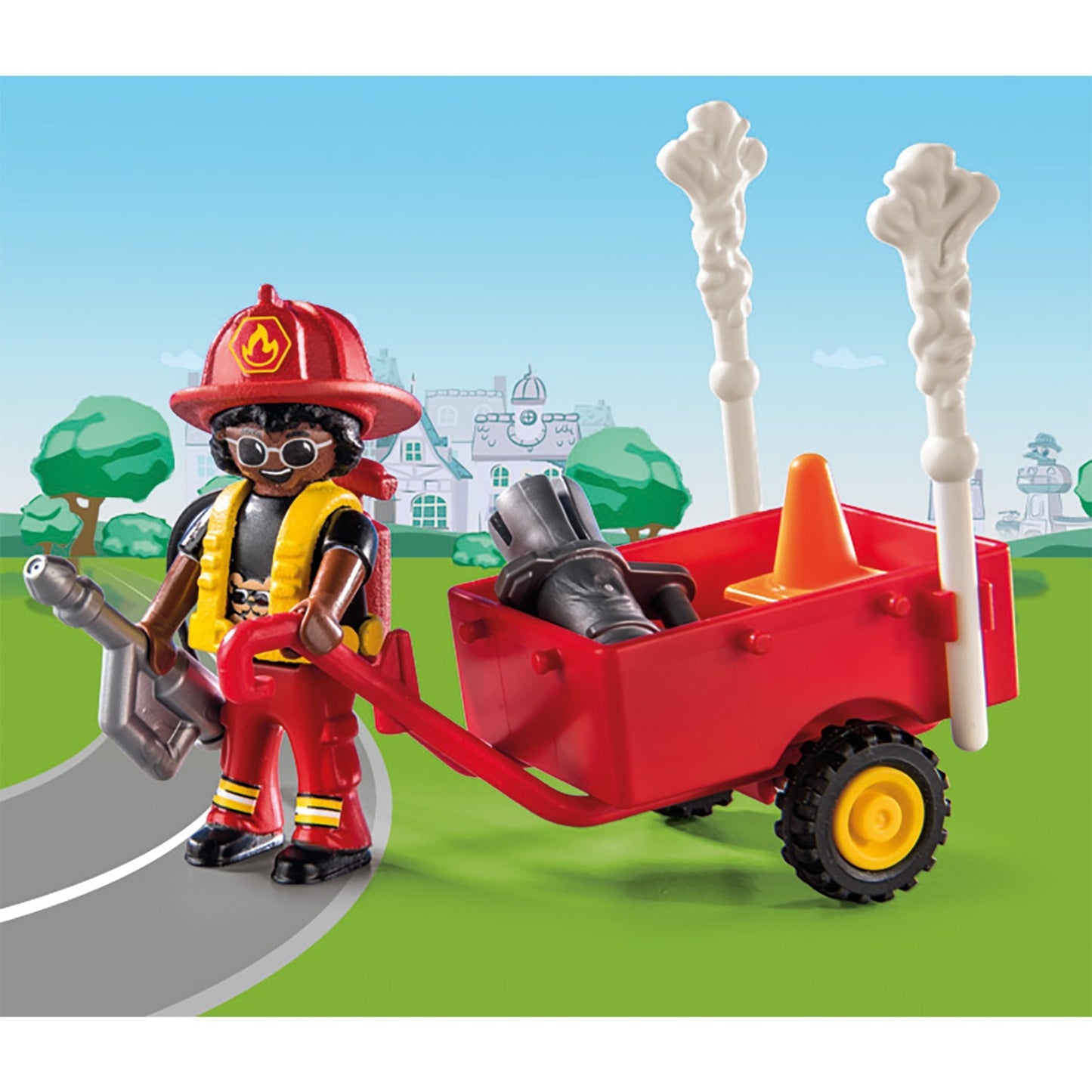 PLAYMOBIL 70917 DUCK ON CALL Feuerwehr Action. Rette die Katze!, Konstruktionsspielzeug