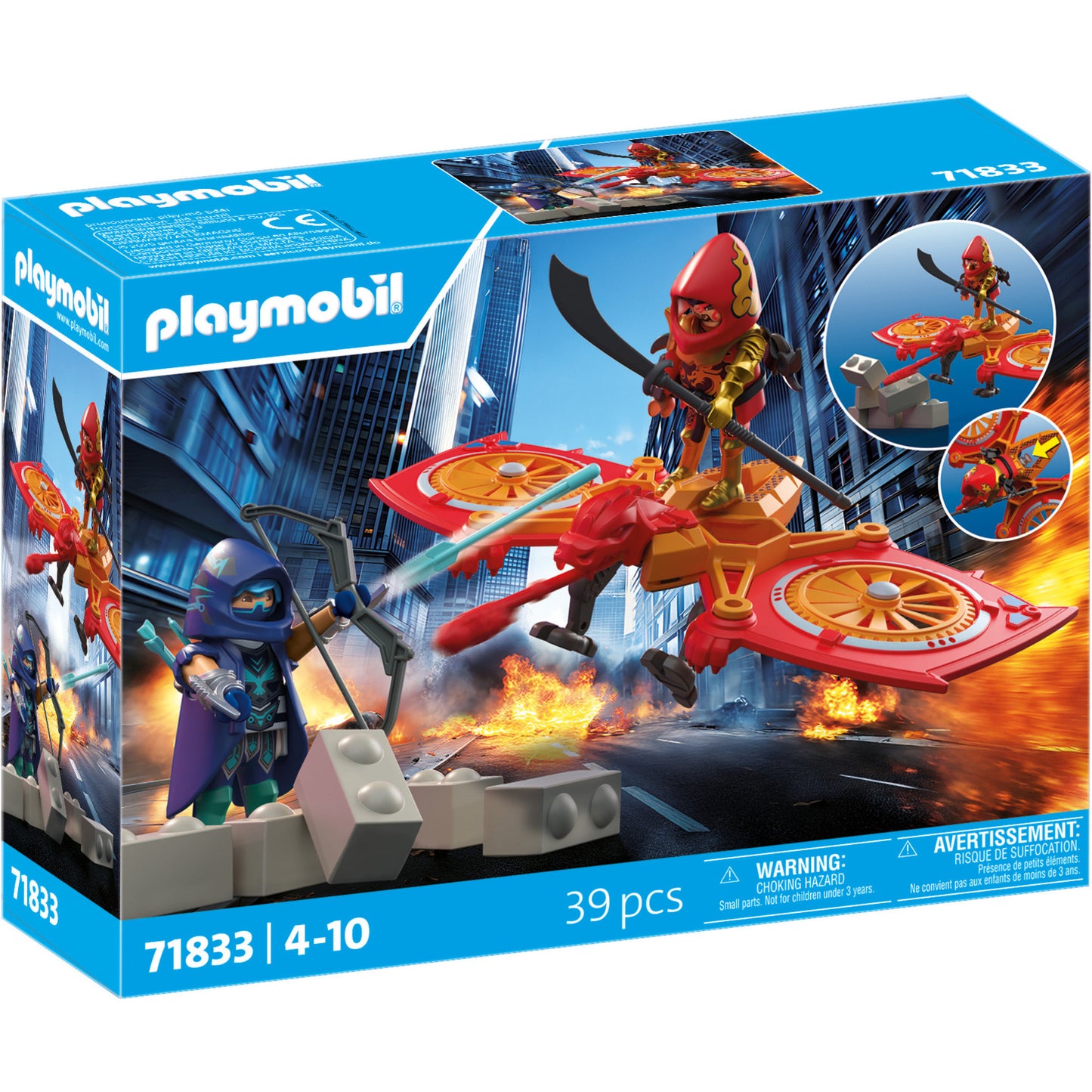 71833 Heroes: Helden-Drohne gegen bösen Ninja, Konstruktionsspielzeug