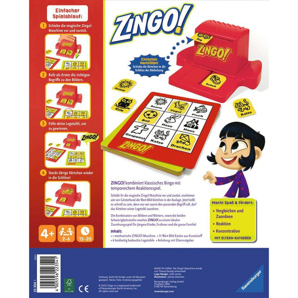 Ravensburger Zingo!, Brettspiel