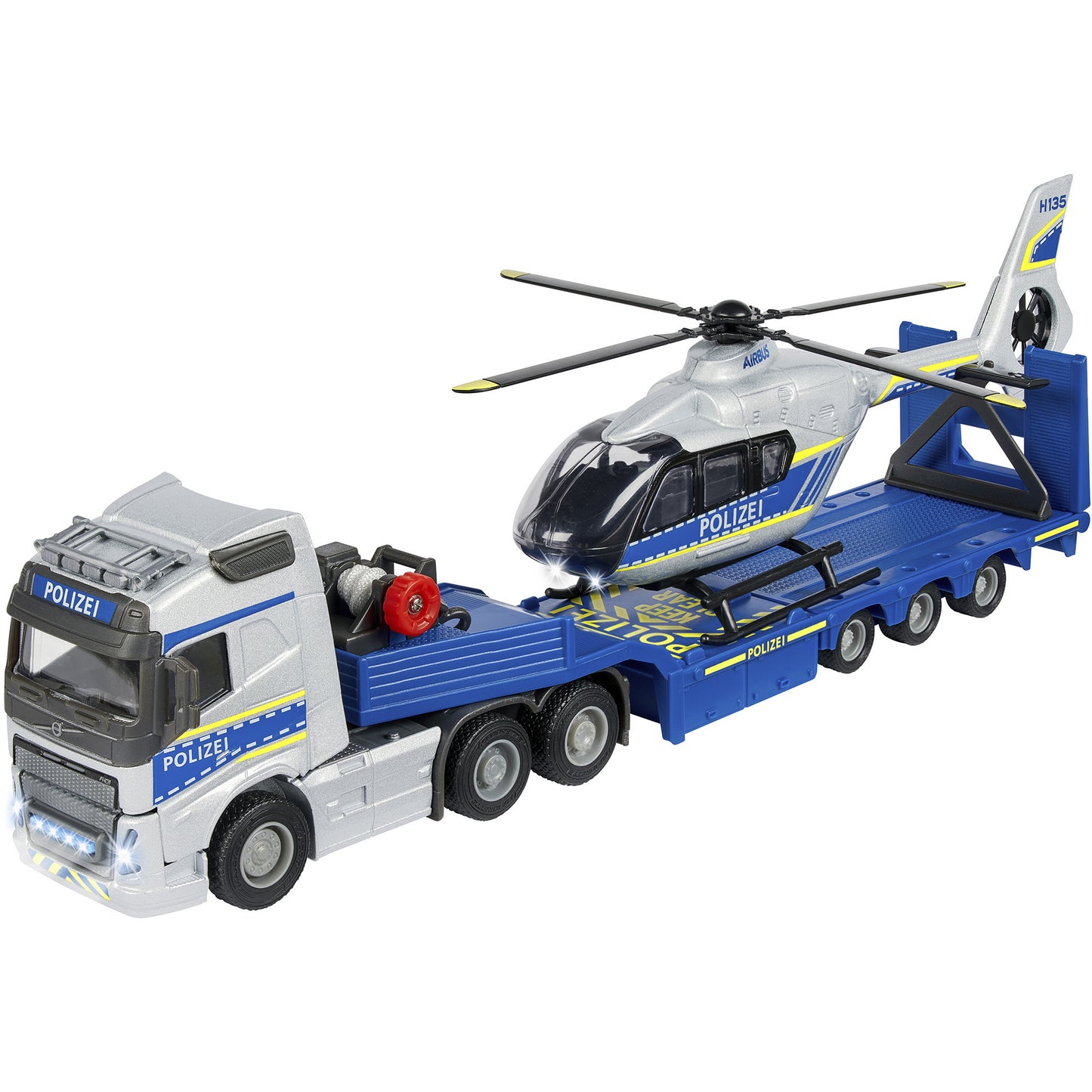 Volvo Truck + Airbus Police Helicopter, Spielfahrzeug