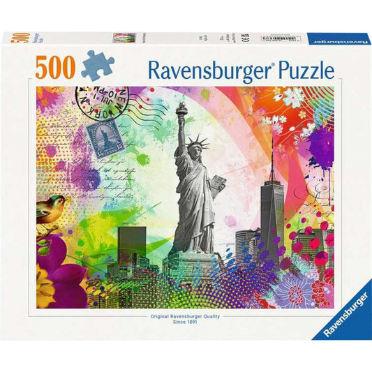 Ravensburger Puzzle Postkarte aus New York (500 Teile)