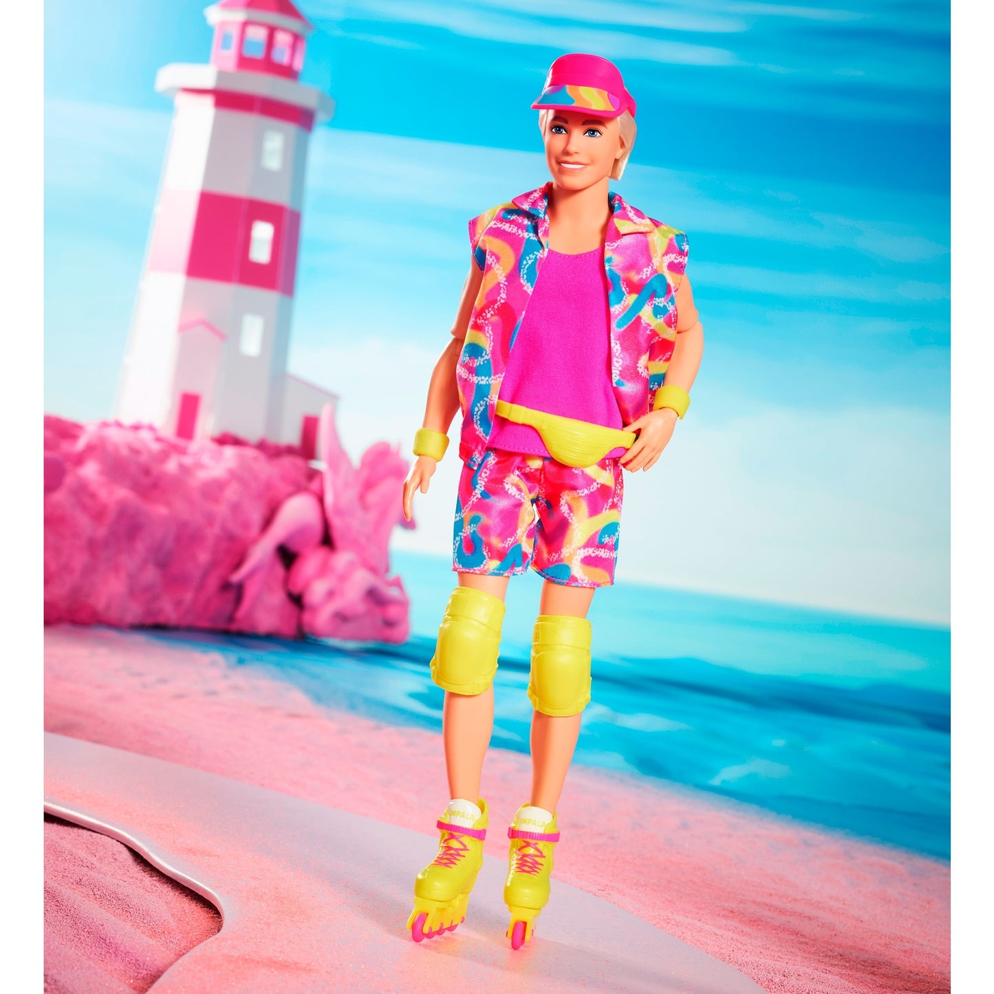 Mattel Barbie The Movie - Ken-Sammelpuppe mit Inlineskating-Outfit