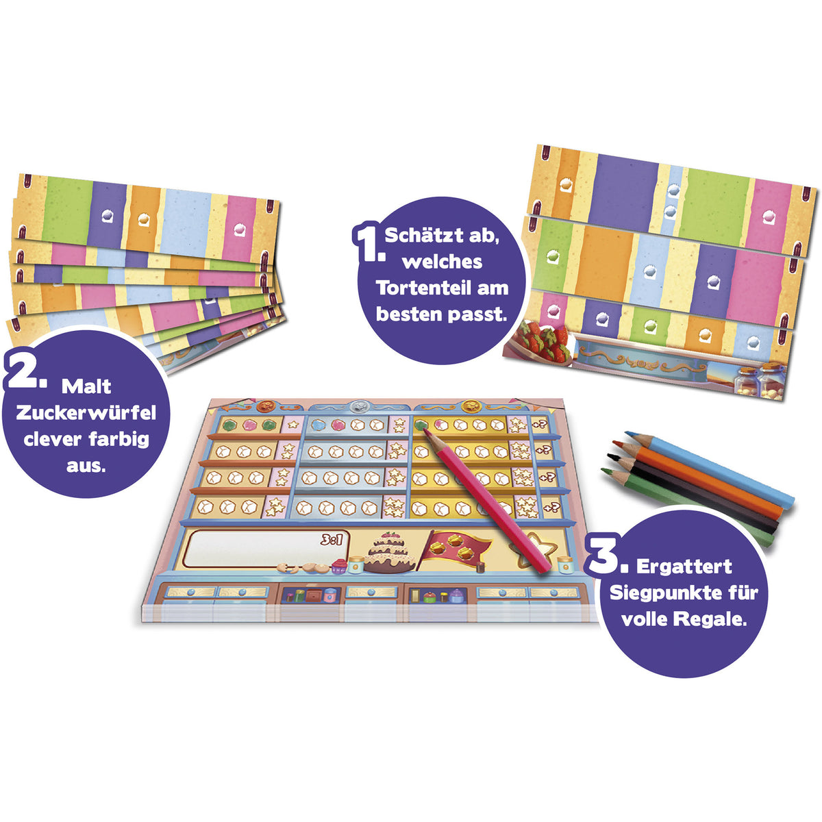 Topp das Törtchen!, Brettspiel