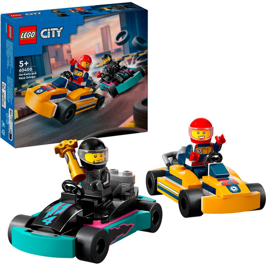 LEGO 60400 City Go-Karts mit Rennfahrern, Konstruktionsspielzeug