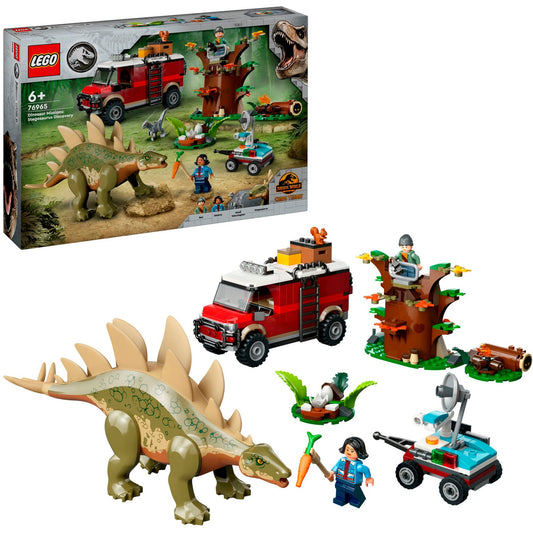 LEGO 76965 Jurassic World Dinosaurier Missionen: Entdeckung des Stegosaurus, Konstruktionsspielzeug