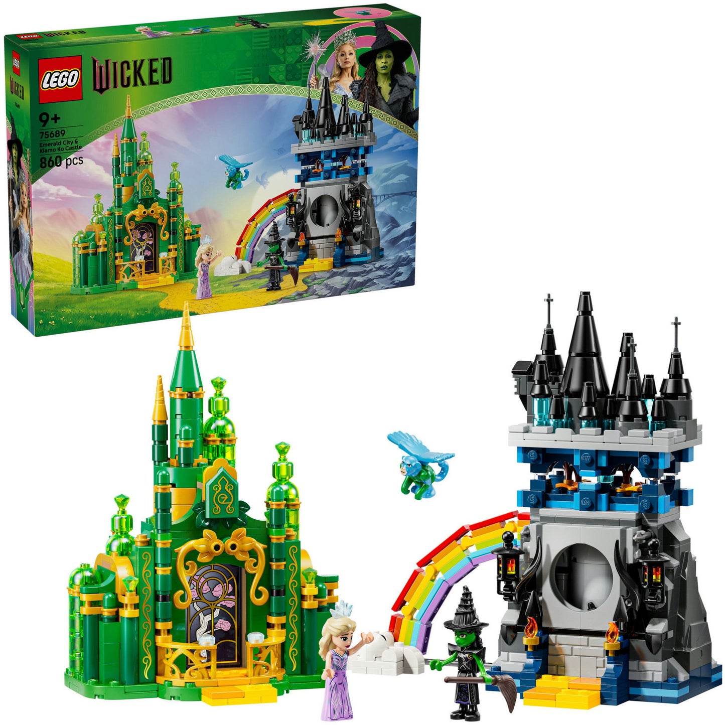75689 75689 Wicked Emerald City & Kiamo Ko Castle, Konstruktionsspielzeug