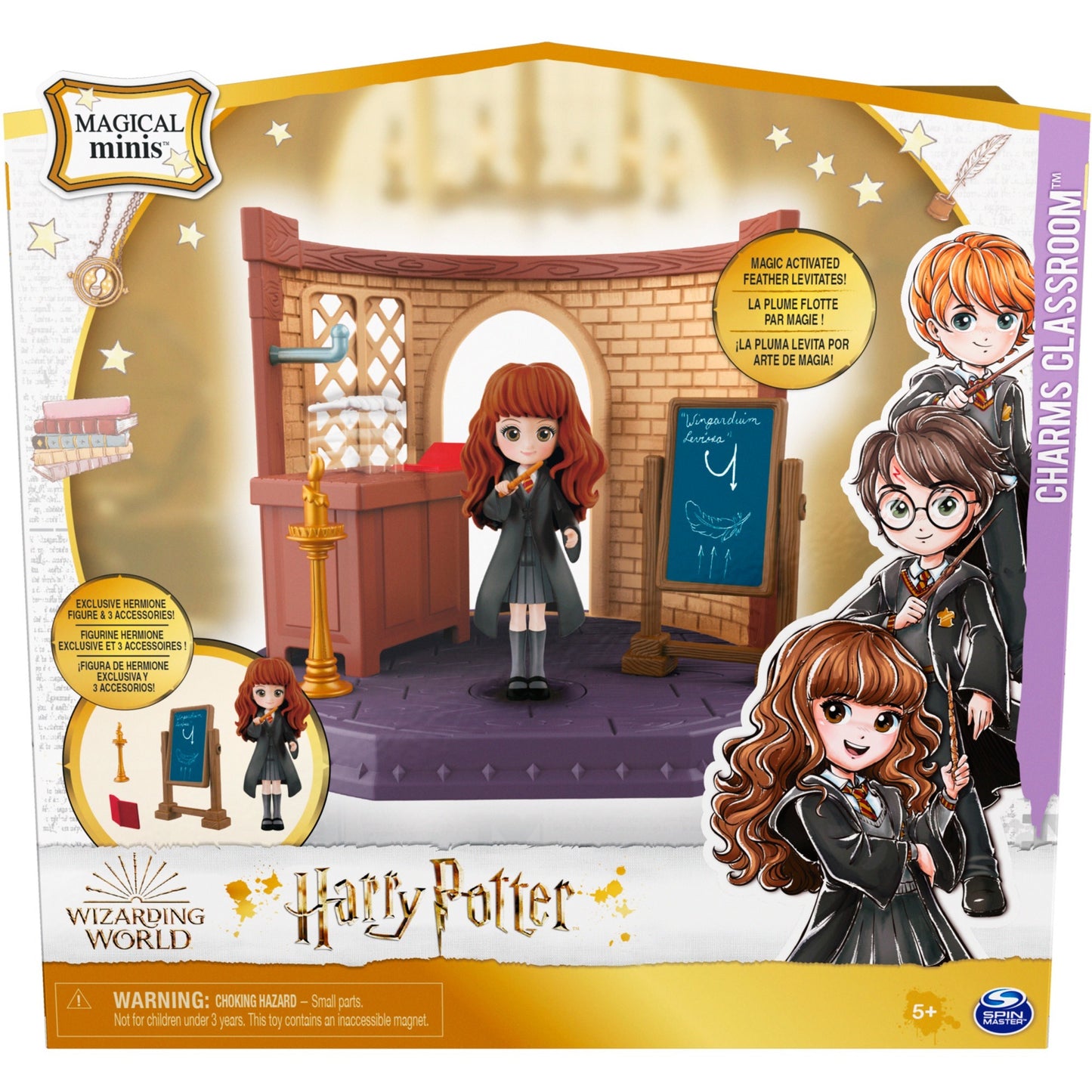 Spin Master Wizarding World Harry Potter - Hogwarts Zauberkunst Klassenzimmer Spielset, Spielfigur