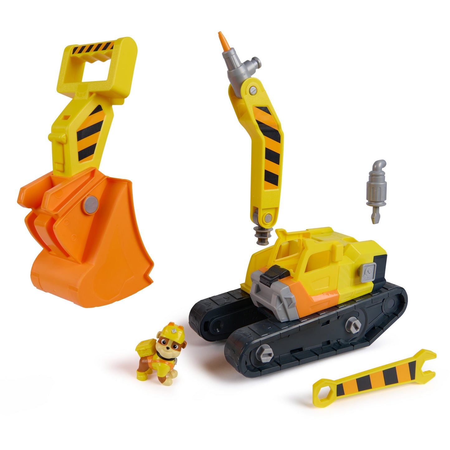 Rubble & Crew - Rubbles 2-in-1 Bagger-Fahrzeug, Spielfahrzeug