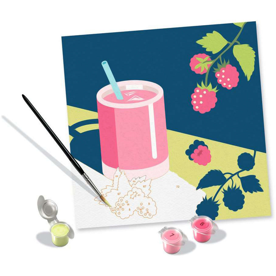 CreArt - Mocktail Himbeere, Malen