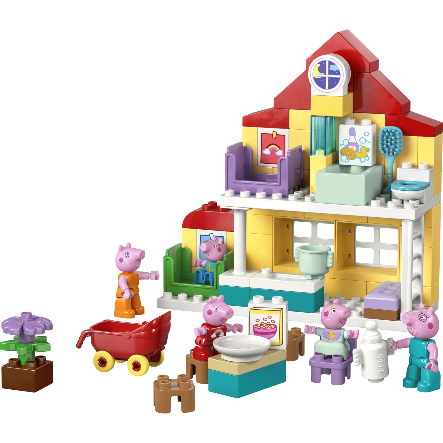 10467 DUPLO Peppa Wutz Familienhaus, Konstruktionsspielzeug