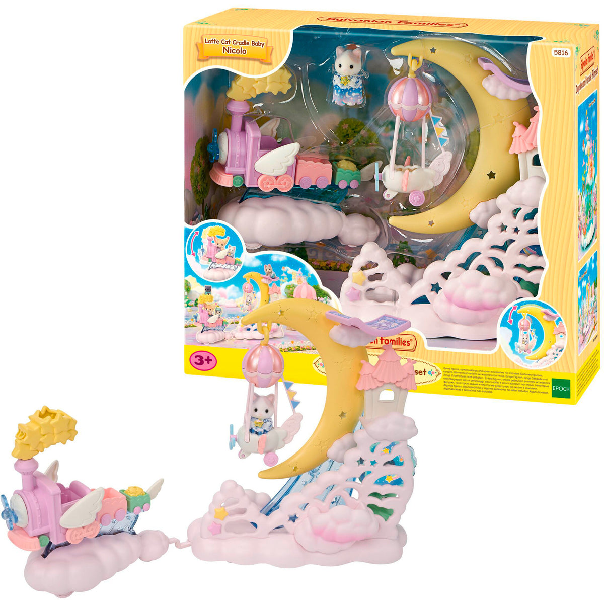 Sylvanian Families - Magisches Luftschiff mit Figur, Konstruktionsspielzeug