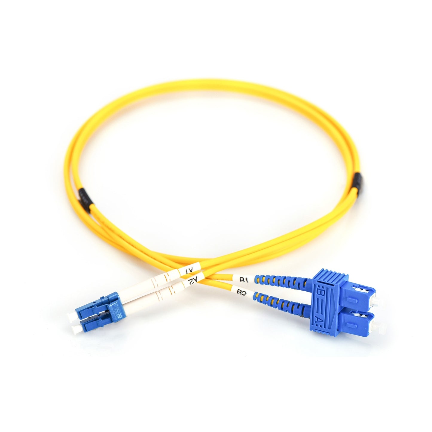 LWL Patchkabel, Duplex, LC > SC Stecker, Singlemode OS2