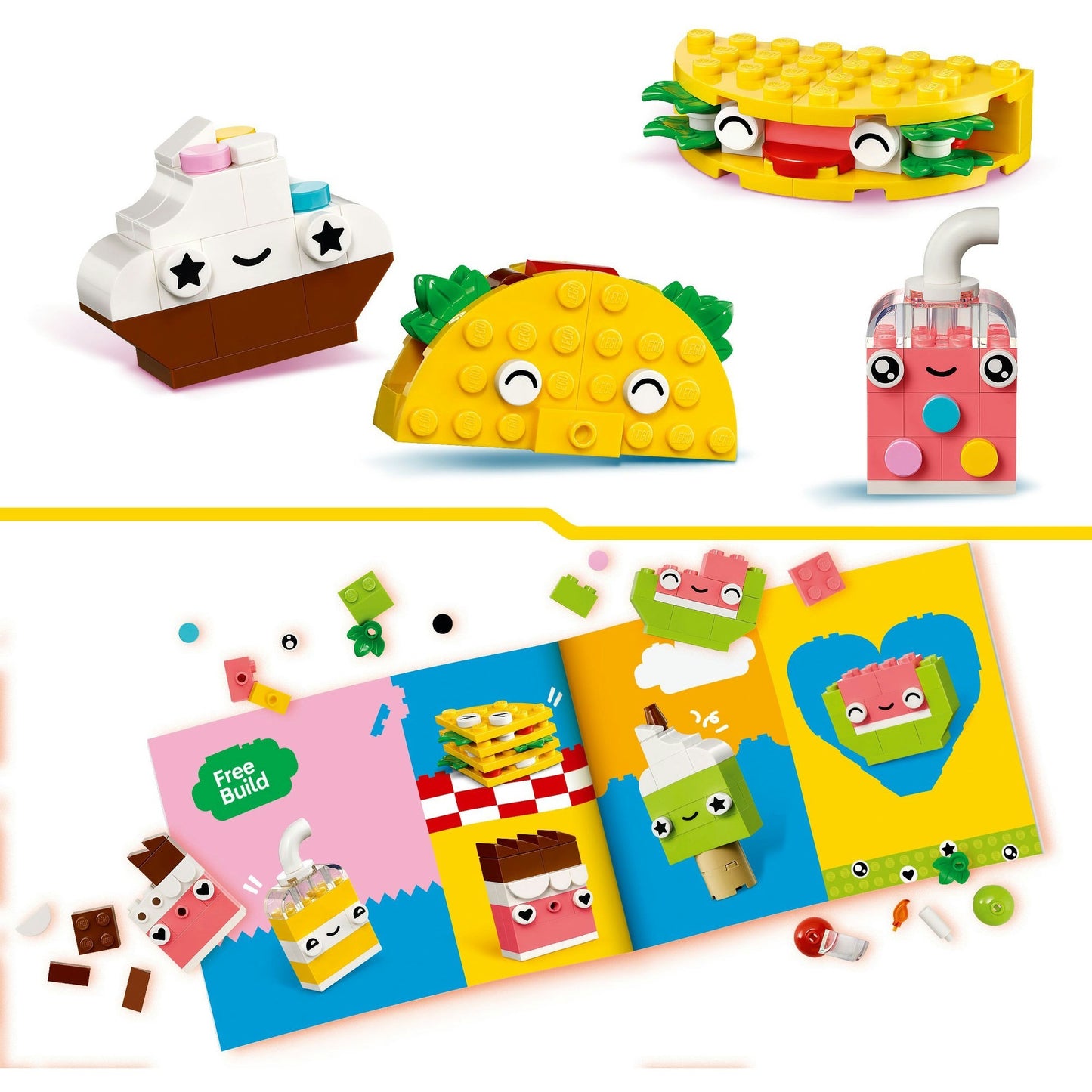 11039 Classic Kreativer Snack Bauspass, Konstruktionsspielzeug