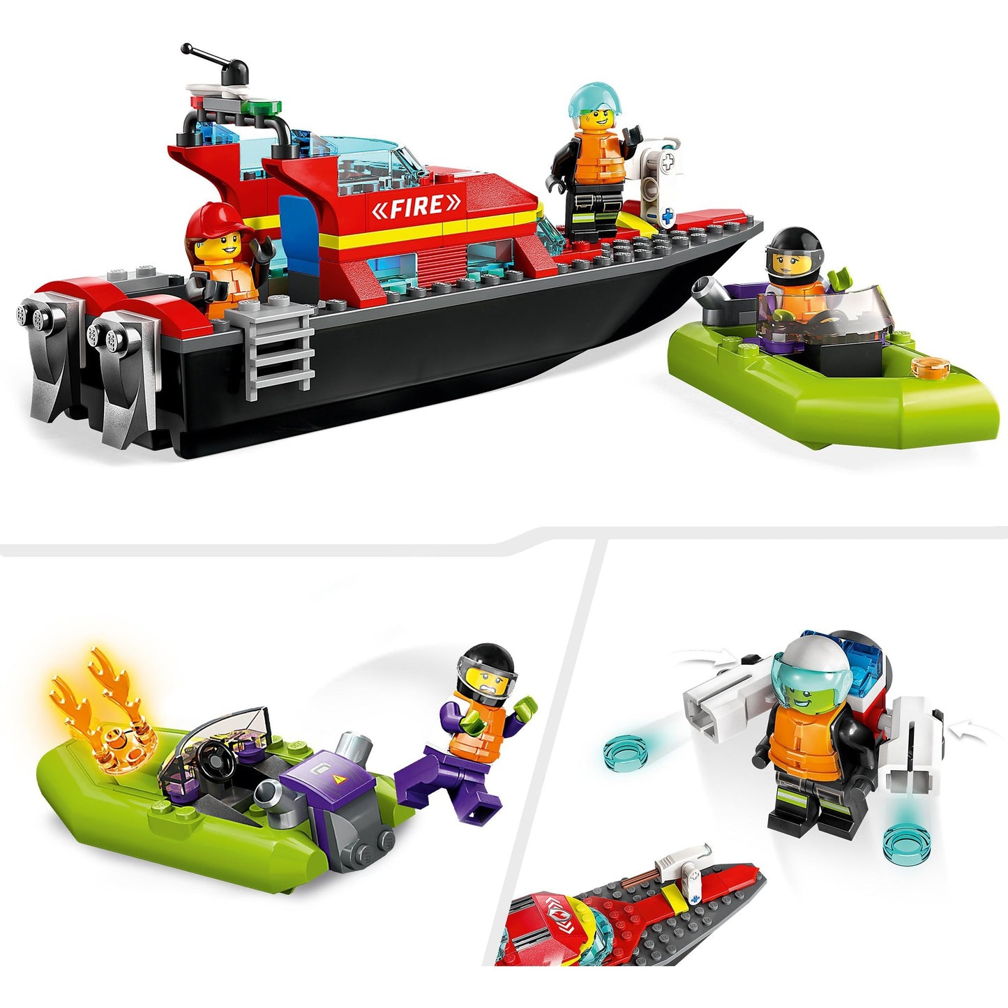 LEGO 60373 City Feuerwehrboot, Konstruktionsspielzeug