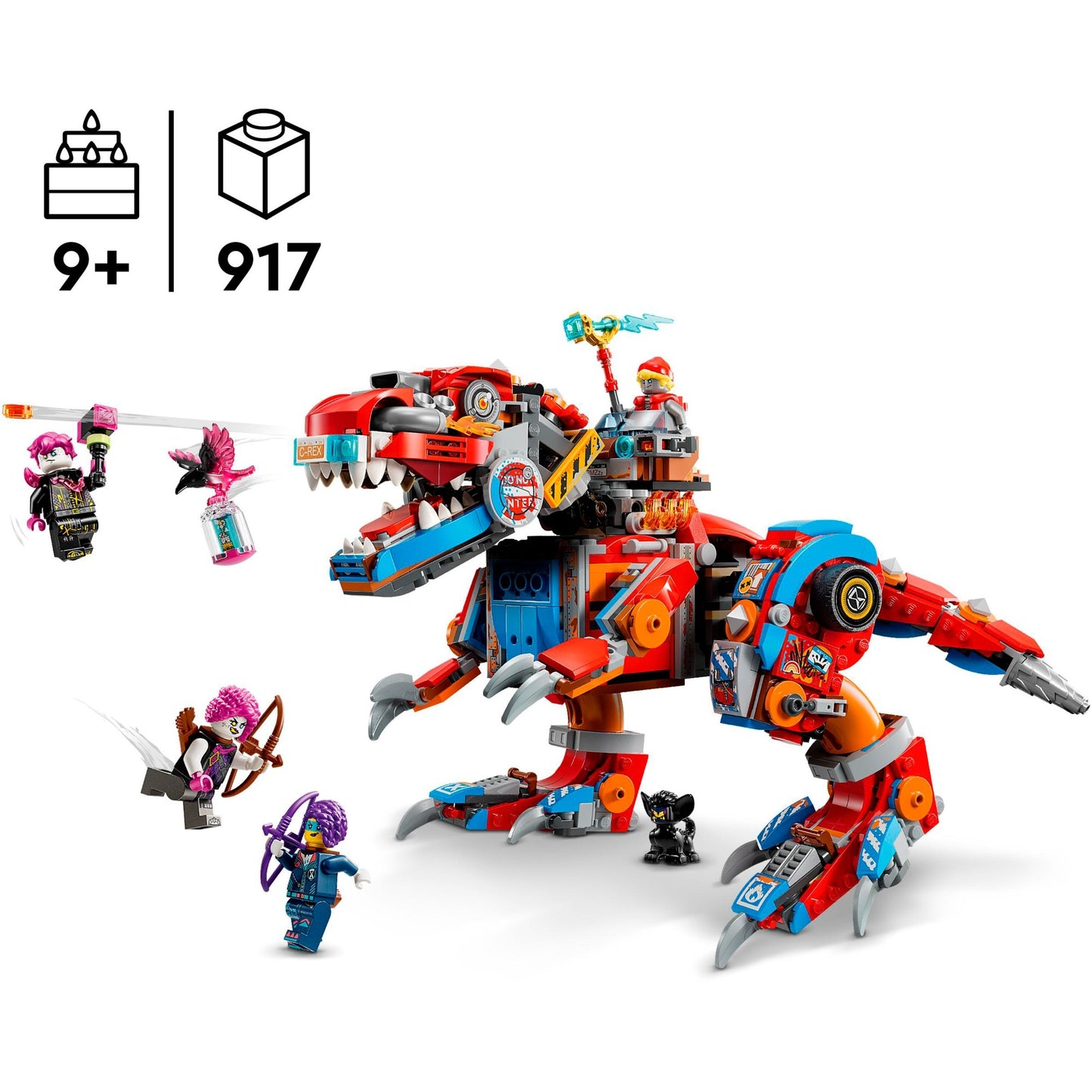 LEGO 71484 DREAMZzz Coopers Dino-Mech C-Rex, Konstruktionsspielzeug